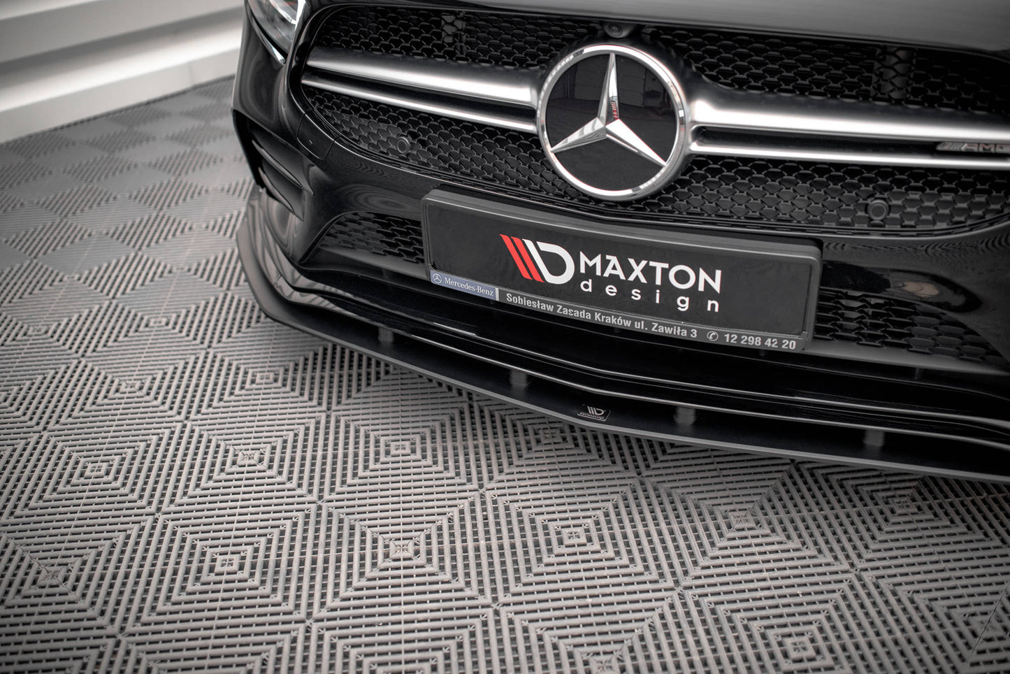 Forreste splitter Street Pro Mercedes A35 AMG / AMG-Line Aero Pack W177