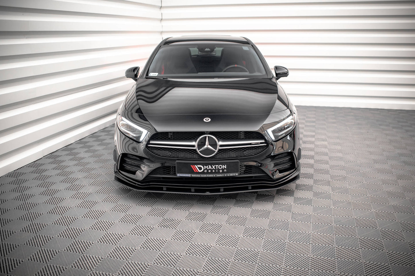 Forreste splitter Street Pro Mercedes A35 AMG / AMG-Line Aero Pack W177
