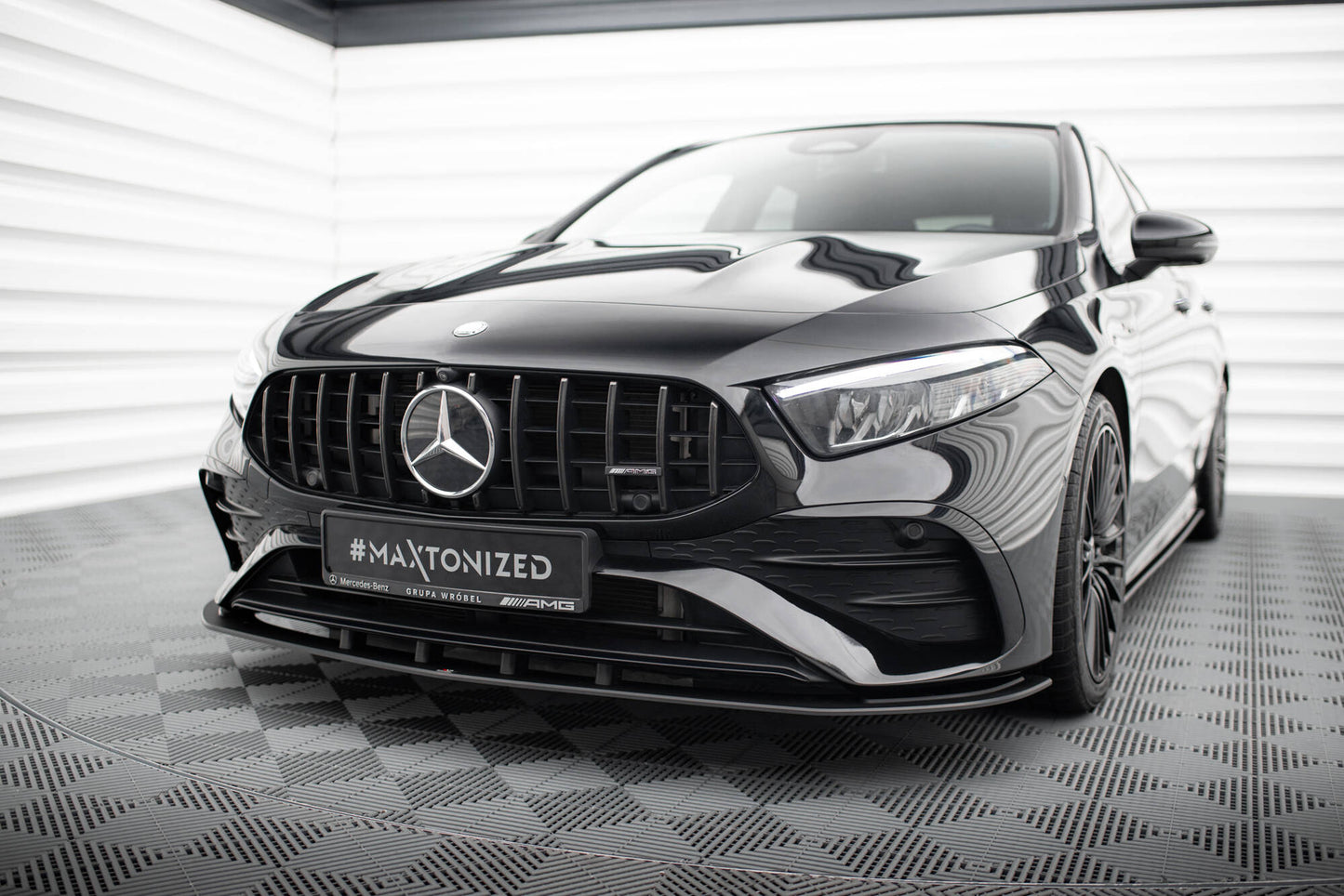 Forreste splitter Street Pro Mercedes-AMG A35 W177 Facelift