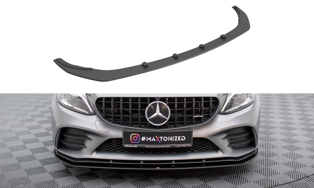Forreste splitter Street Pro Mercedes-AMG C43 Coupe / Cabrio C205 Facelift / A205 Facelift