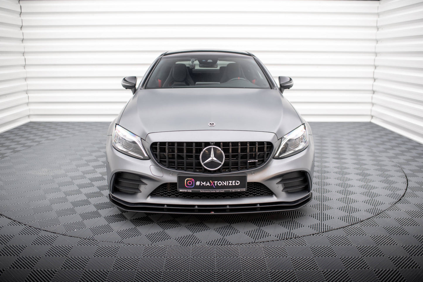 Forreste splitter Street Pro Mercedes-AMG C43 Coupe / Cabrio C205 Facelift / A205 Facelift