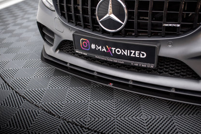 Forreste splitter Street Pro Mercedes-AMG C43 Coupe / Cabrio C205 Facelift / A205 Facelift