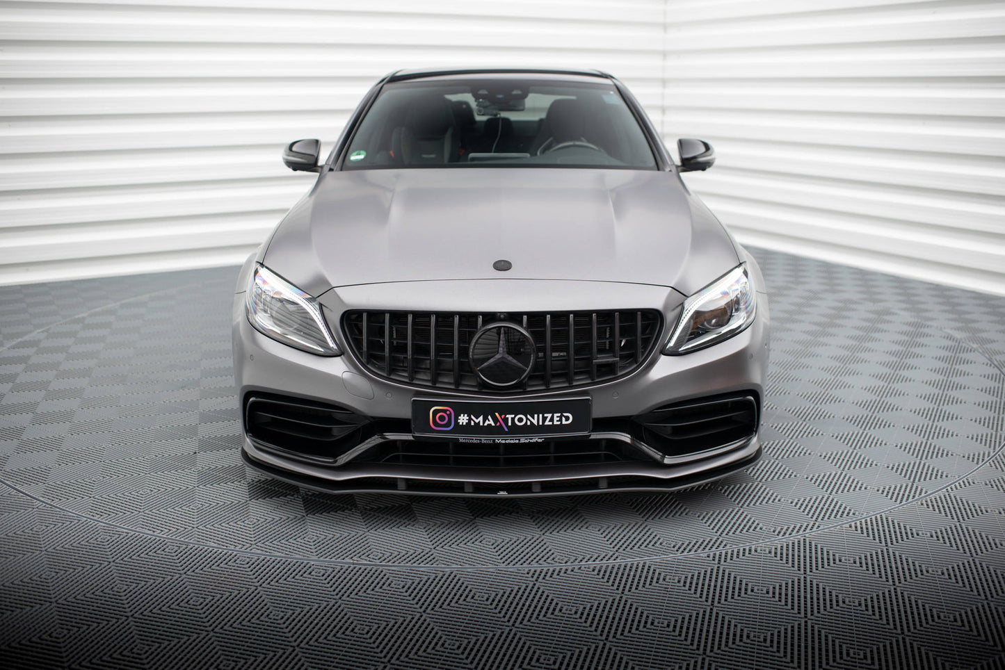 Forreste splitter Street Pro Mercedes-AMG C63 Sedan / Estate W205 Facelift