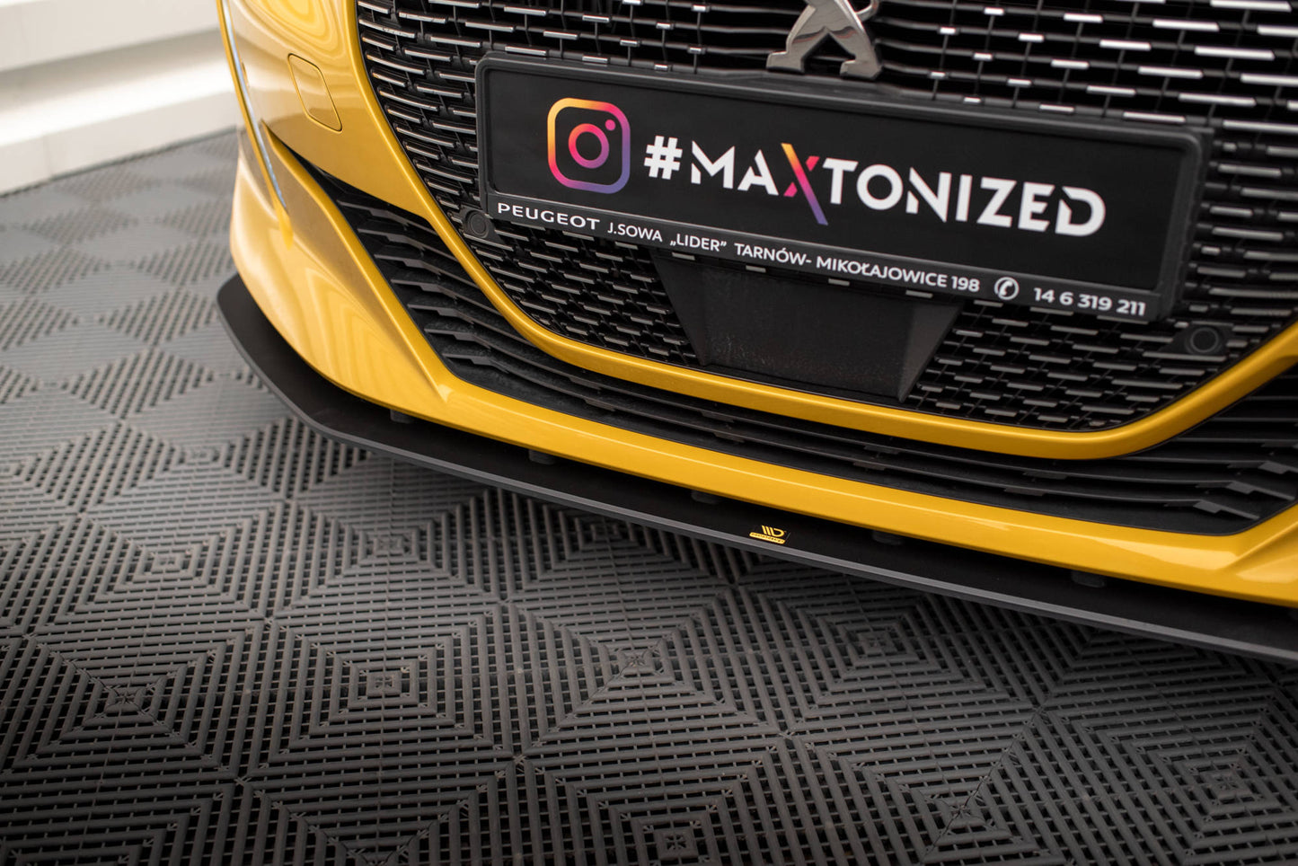 Forreste splitter Street Pro Peugeot 208 GT Mk2