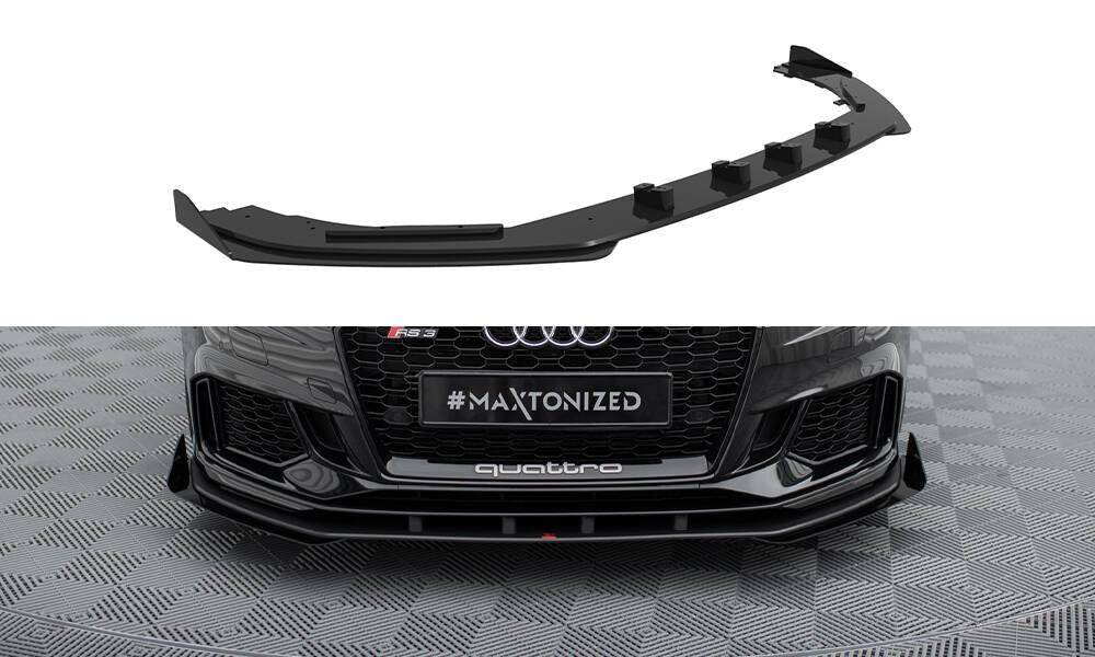 Forreste splitter Street Pro V.1 + Flaps Audi RS3 Sedan 8V Facelift