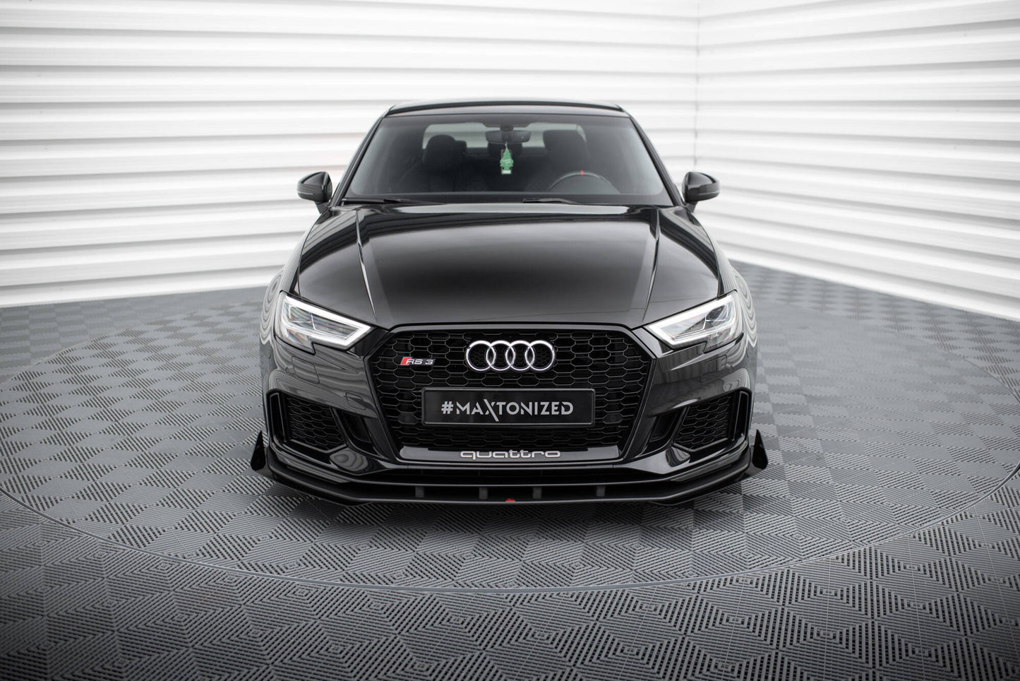 Forreste splitter Street Pro V.1 + Flaps Audi RS3 Sedan 8V Facelift