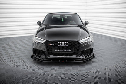 Forreste splitter Street Pro V.1 + Flaps Audi RS3 Sedan 8V Facelift