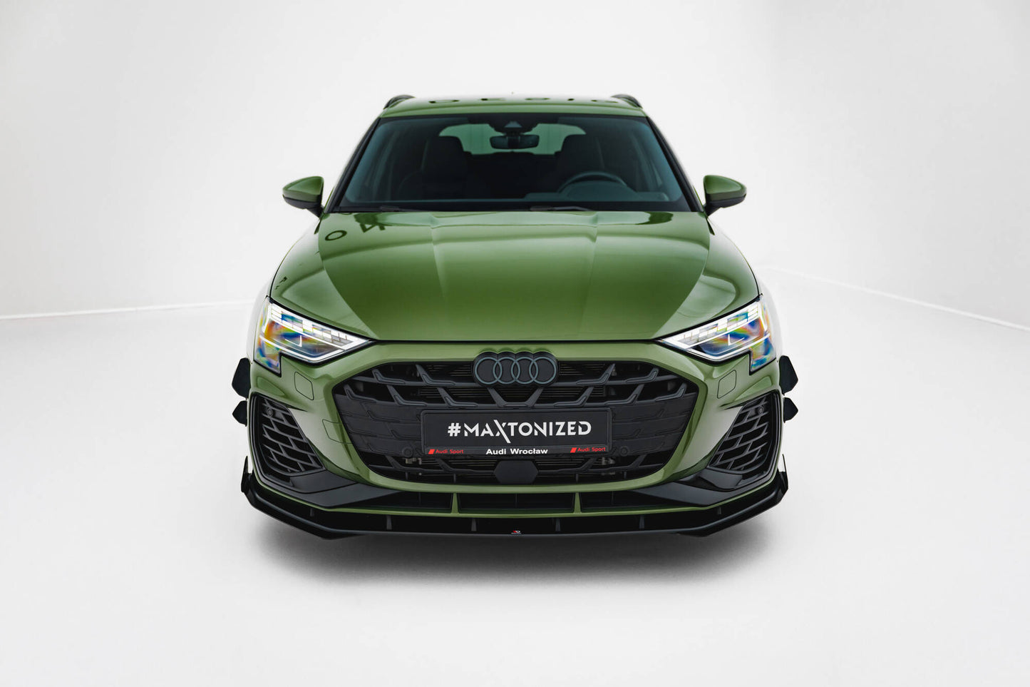 Forreste splitter Street Pro V.1 + Flaps Audi S3 Sportback / A3 S-line Sportback 8Y Facelift