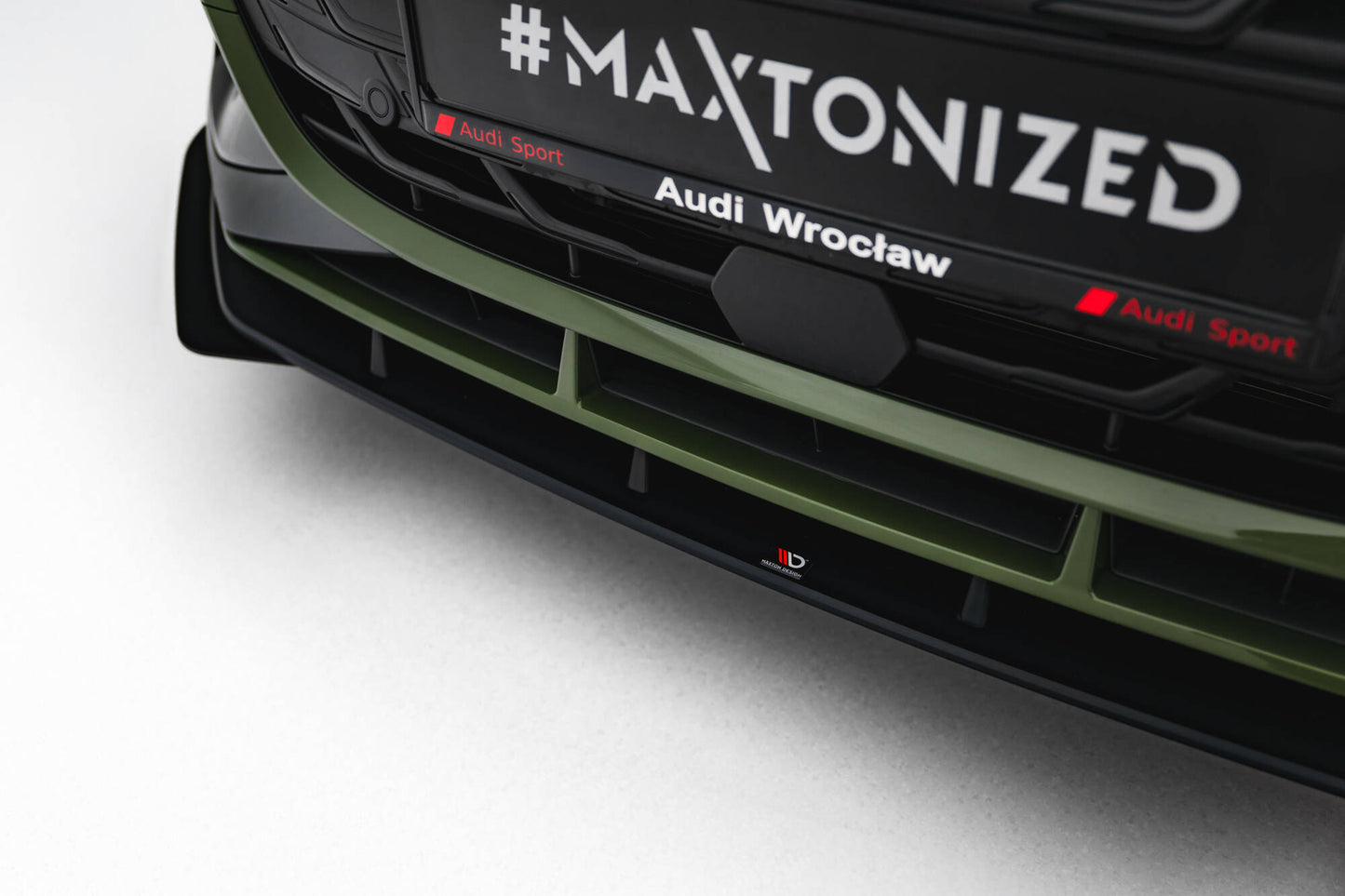 Forreste splitter Street Pro V.1 + Flaps Audi S3 Sportback / A3 S-line Sportback 8Y Facelift