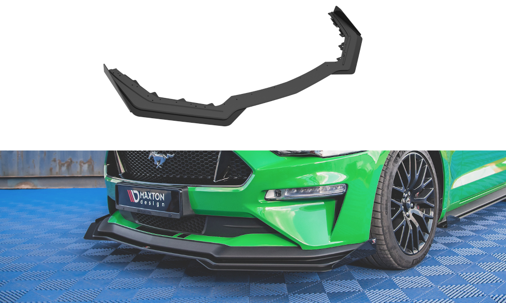 Forreste splitter Street Pro V.1 + Flaps Ford Mustang GT Mk6 Facelift