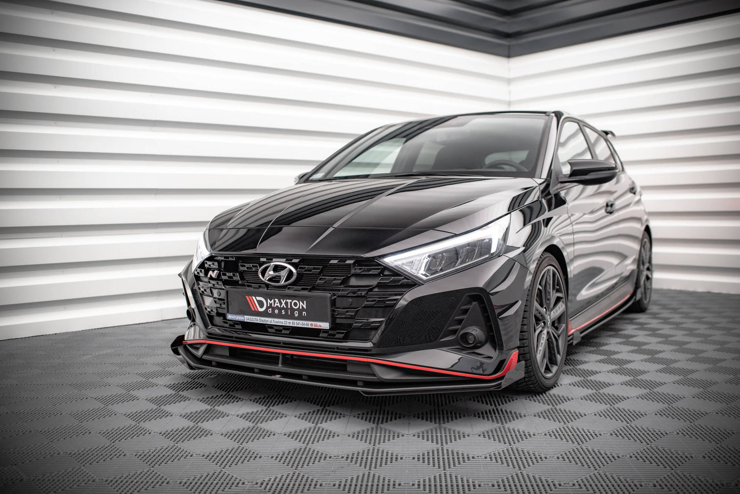 Forreste splitter Street Pro V.1 + Flaps Hyundai I20 N Mk3