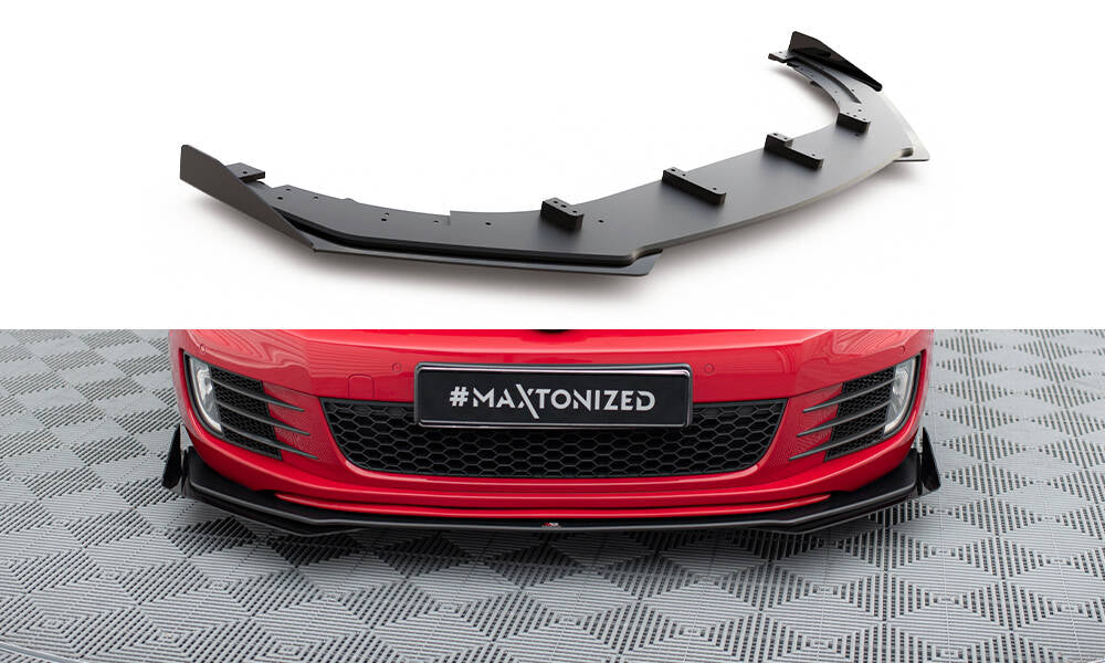 Forreste splitter Street Pro V.3 + Flaps Volkswagen Golf GTI Mk6