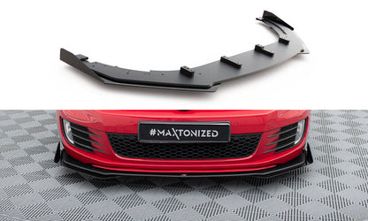 Forreste splitter Street Pro V.3 + Flaps Volkswagen Golf GTI Mk6