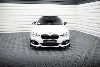 Forreste splitter Street Pro V.3 + Flaps til BMW 1 F20 M-Pack Facelift / M140i