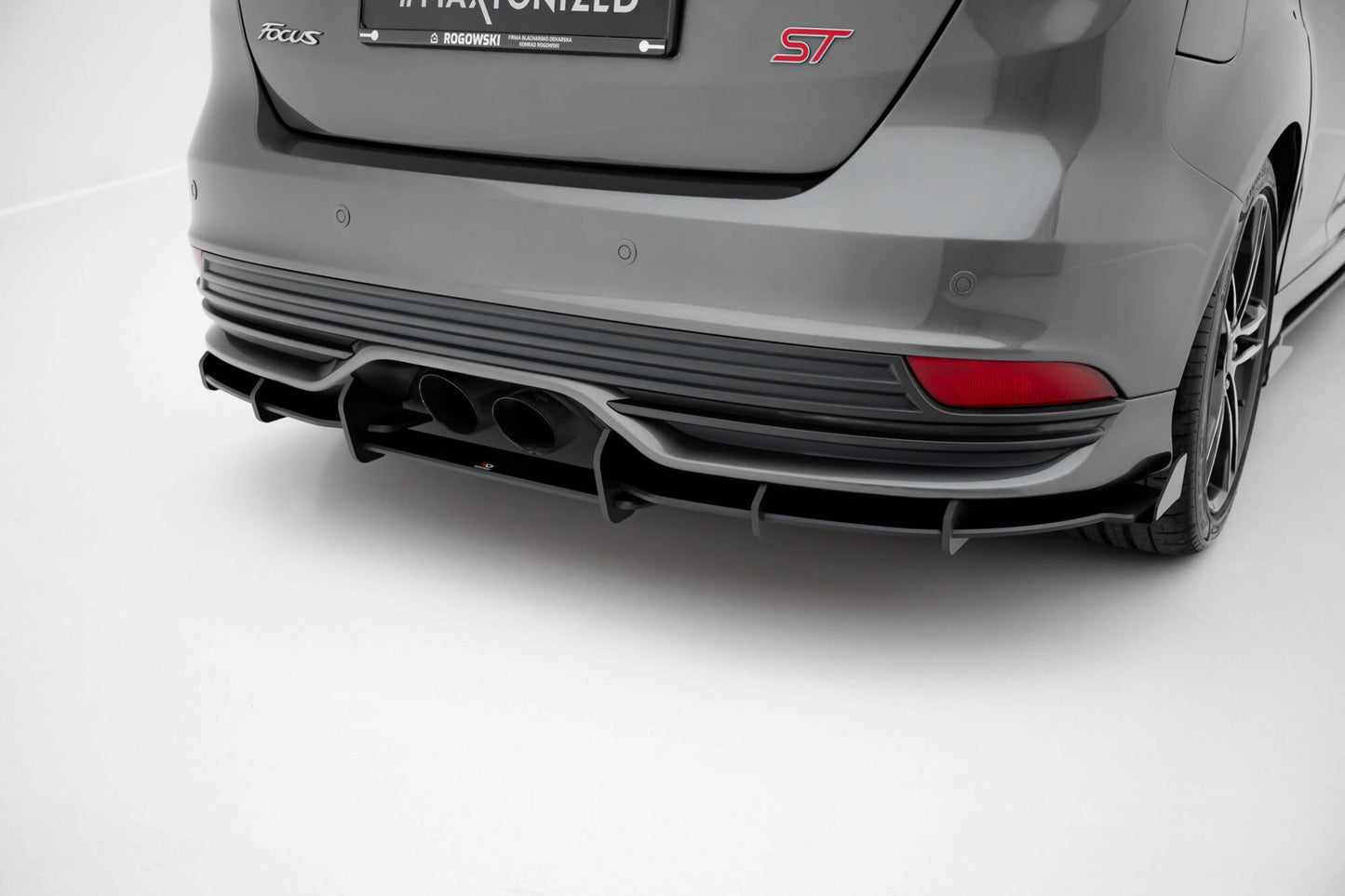 Bagerste diffuser Street Pro + Flaps Ford Focus ST Mk3 Facelift