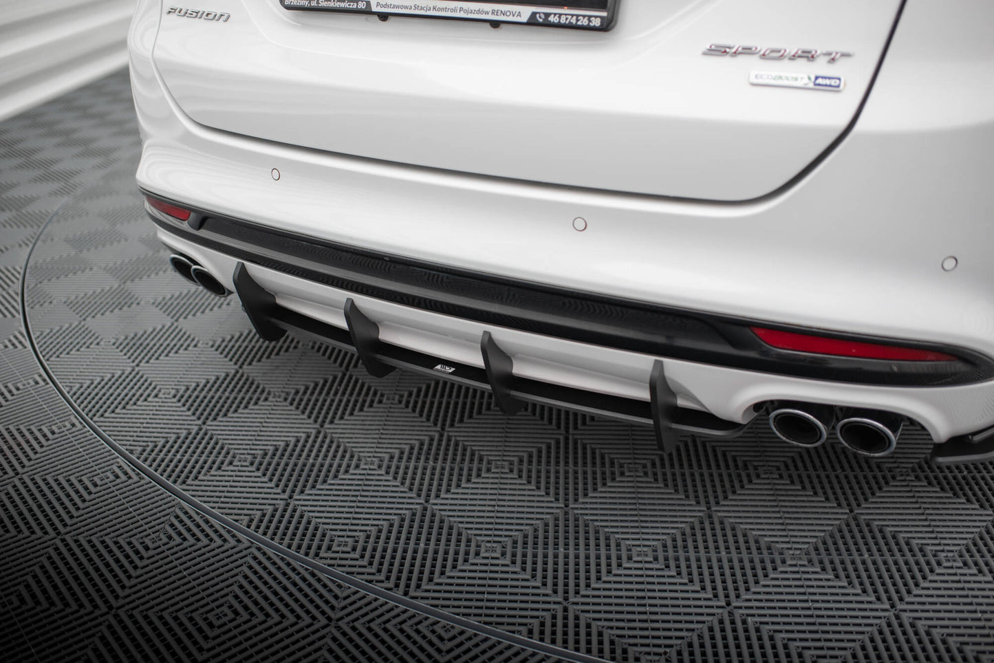 Bagerste diffuser Street Pro Ford Mondeo Sport Mk5 Facelift / Fusion Sport Mk2 Facelift