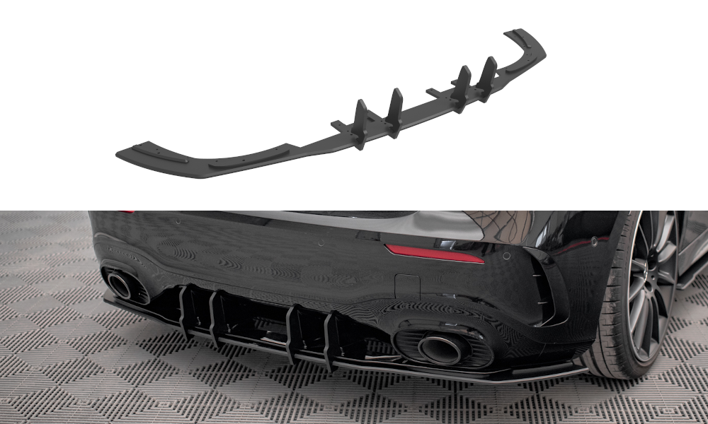 Bagerste diffuser Street Pro Mercedes A35 AMG Hatchback Aero Pack W177