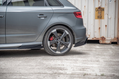 Bagerste sidesplitter Street Pro + Flaps Audi RS3 8V Sportback