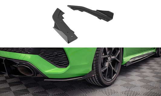 Bagerste sidesplitter Street Pro + Flaps Audi RS3 Sedan 8Y