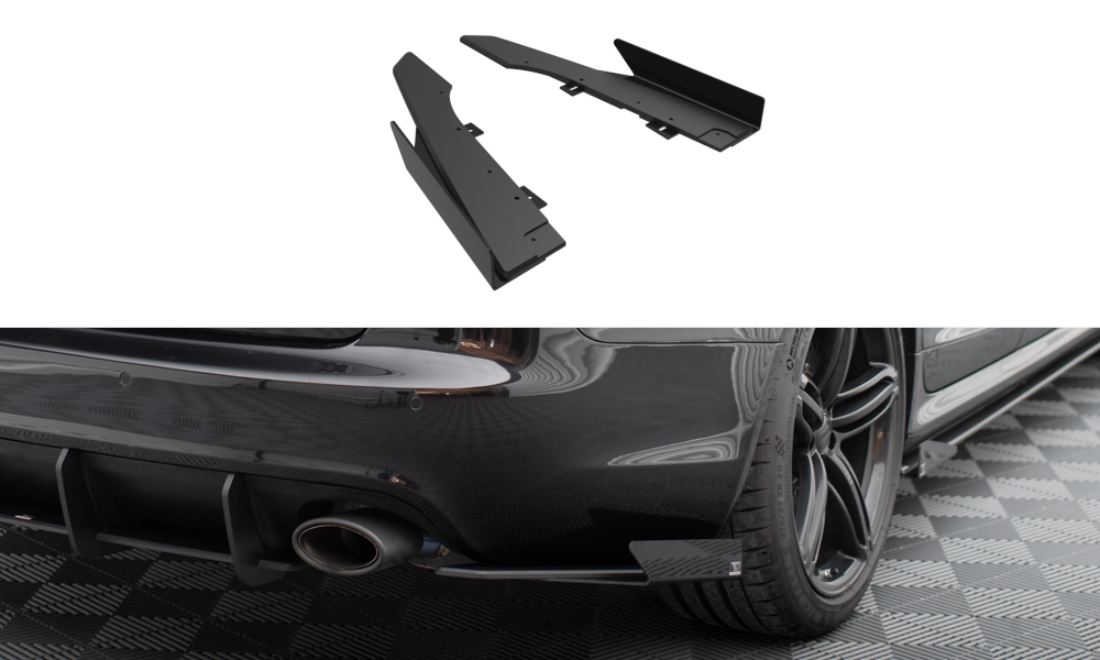 Bagerste sidesplitter Street Pro + Flaps Audi RS6 Avant C6