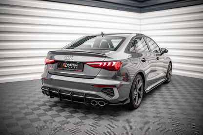 Bagerste sidesplitter Street Pro + Flaps Audi S3 Sedan 8Y