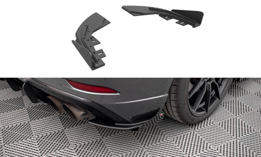 Bagerste sidesplitter Street Pro + Flaps Audi S3 Sportback 8V Facelift