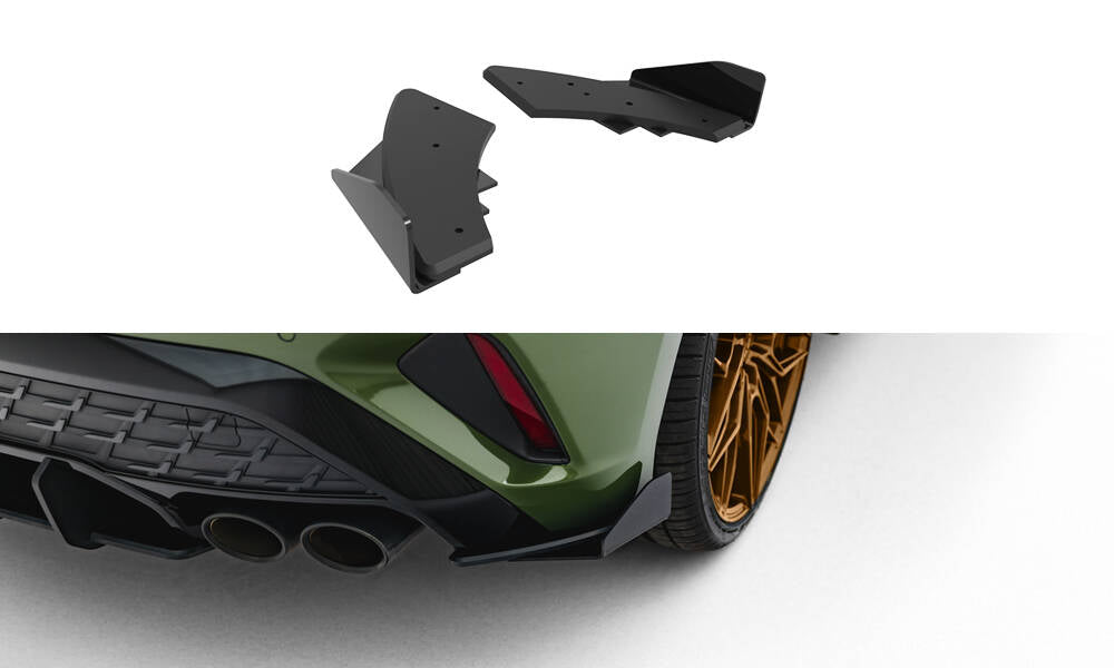 Bagerste sidesplitter Street Pro + Flaps Audi S3 Sportback 8Y Facelift