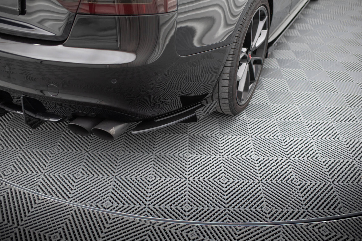 Bagerste sidesplitter Street Pro + Flaps Audi S5 / A5 S-Line Coupe / Cabriolet 8T