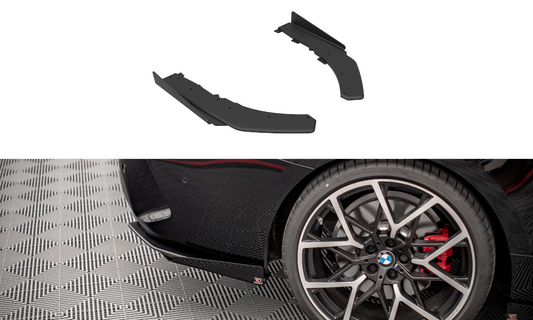 Bagerste sidesplitter Street Pro + Flaps BMW 4 M-Pack G22 / G23 / G22 Facelift / G23 Facelift
