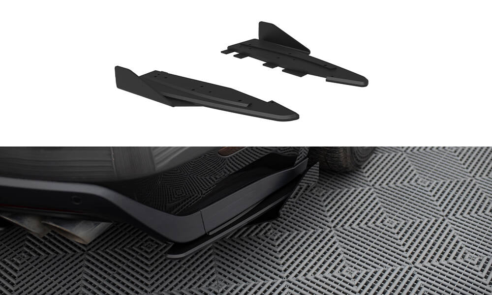 Bagerste sidesplitter Street Pro + Flaps Ford Mustang GT Mk6