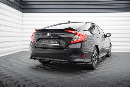 Bagerste sidesplitter Street Pro + Flaps Honda Civic Mk10