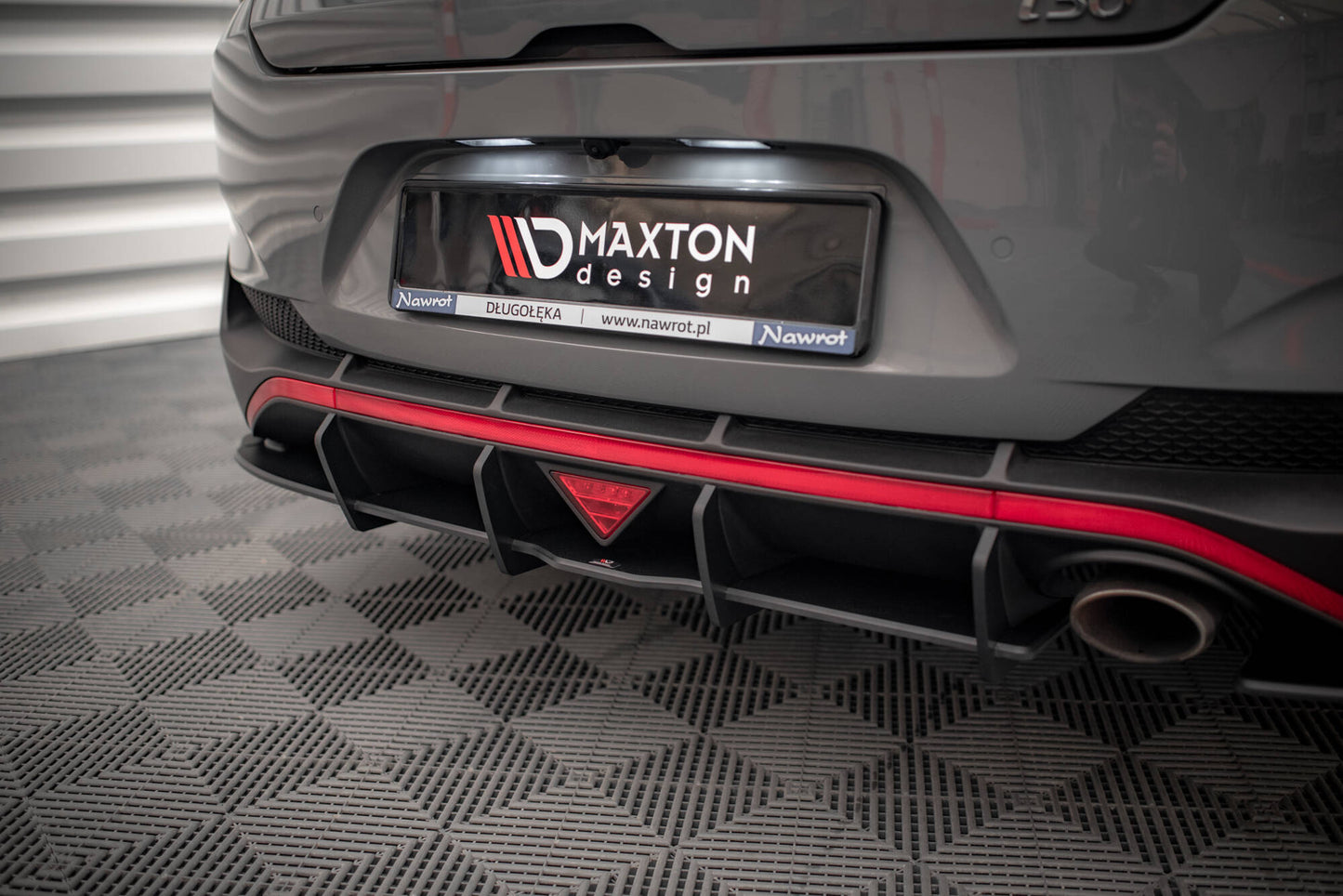 Bagerste sidesplitter Street Pro + Flaps Hyundai I30 Fastback N-Line Mk3 Facelift