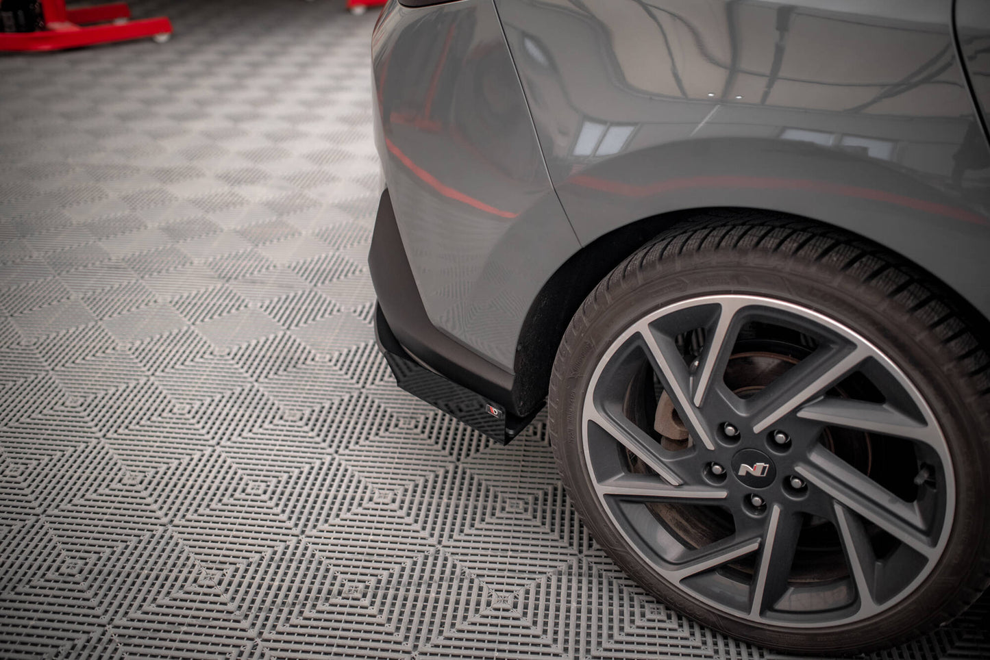 Bagerste sidesplitter Street Pro + Flaps Hyundai I30 Fastback N-Line Mk3 Facelift