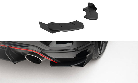 Bagerste sidesplitter Street Pro + Flaps Hyundai Veloster N Mk2