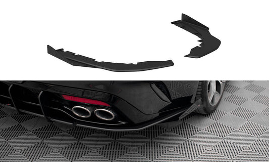 Bagerste sidesplitter Street Pro + Flaps Kia Stinger GT / GT-Line Mk1