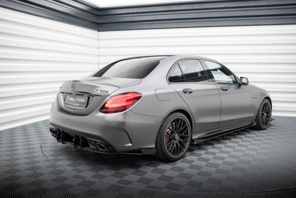 Bagerste sidesplitter Street Pro + Flaps Mercedes-AMG C63 Sedan / Estate W205 Facelift