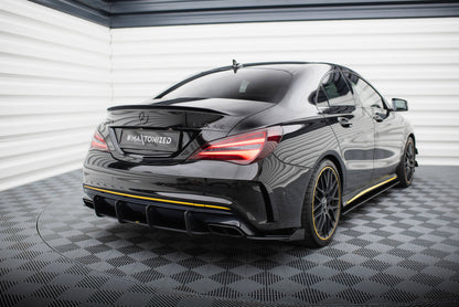 Bagerste sidesplitter Street Pro + Flaps Mercedes-AMG CLA 45 C117 Facelift