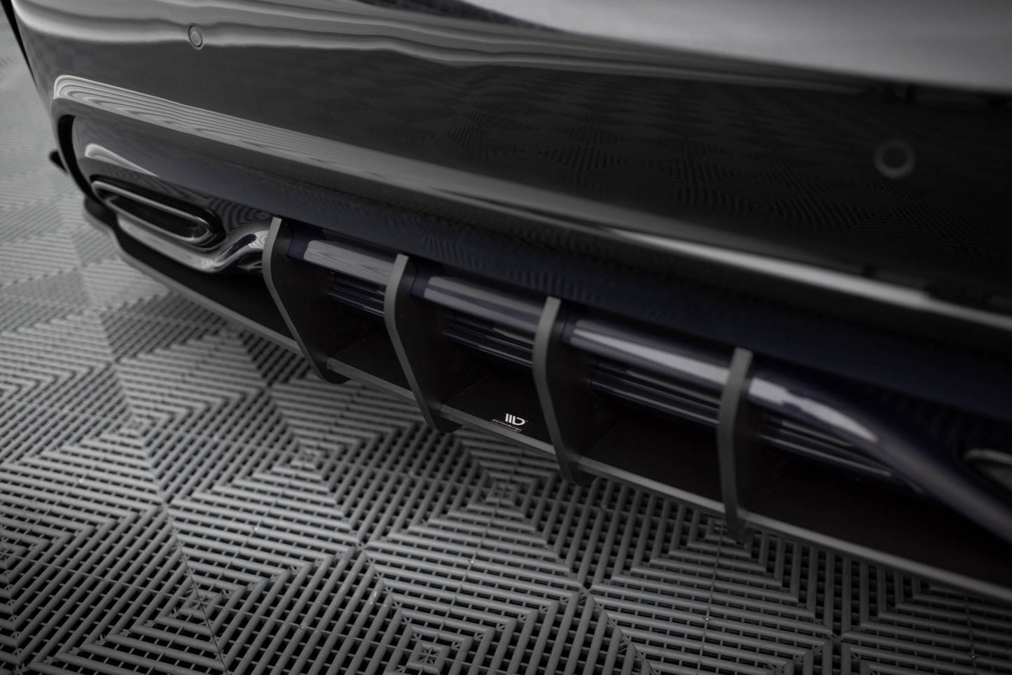 Bagerste sidesplitter Street Pro + Flaps Mercedes-Benz A AMG-Line W176 Facelift