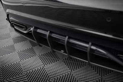 Bagerste sidesplitter Street Pro + Flaps Mercedes-Benz A AMG-Line W176 Facelift