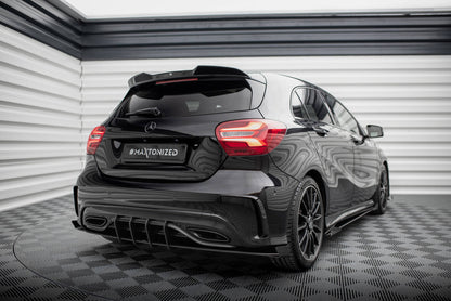 Bagerste sidesplitter Street Pro + Flaps Mercedes-Benz A AMG-Line W176 Facelift