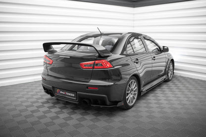 Bagerste sidesplitter Street Pro + Flaps Mitsubishi Lancer EVO X