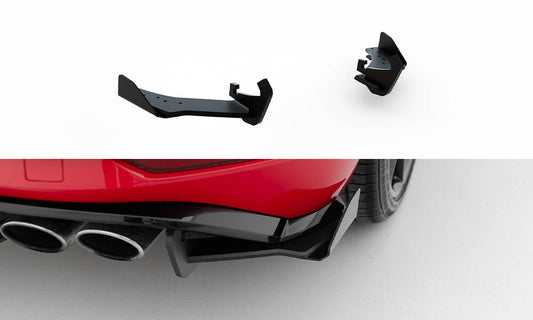 Bagerste sidesplitter Street Pro + Flaps VW Golf 7 R Facelift