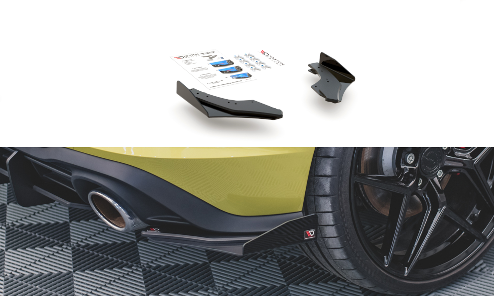 Bagerste sidesplitter Street Pro + Flaps Volkswagen Golf GTI Clubsport Mk8