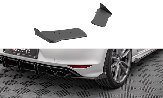 Bagerste sidesplitter Street Pro + Flaps Volkswagen Golf R Mk7