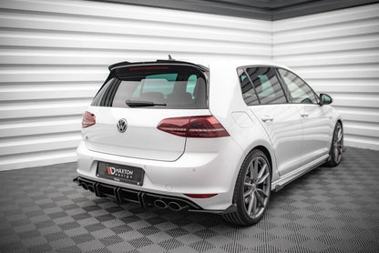 Bagerste sidesplitter Street Pro + Flaps Volkswagen Golf R Mk7