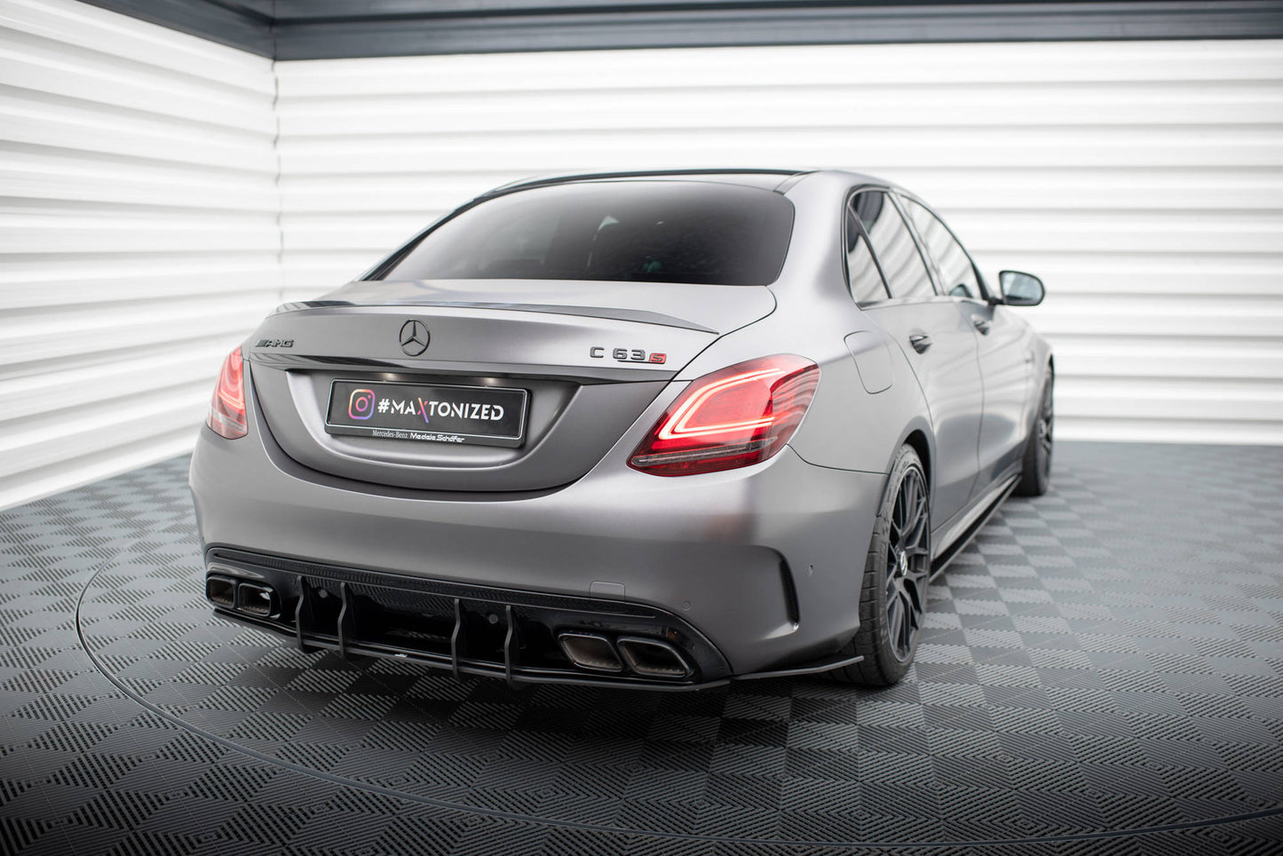 Bagerste sidesplitter Street Pro Mercedes-AMG C63 Sedan / Estate W205 Facelift