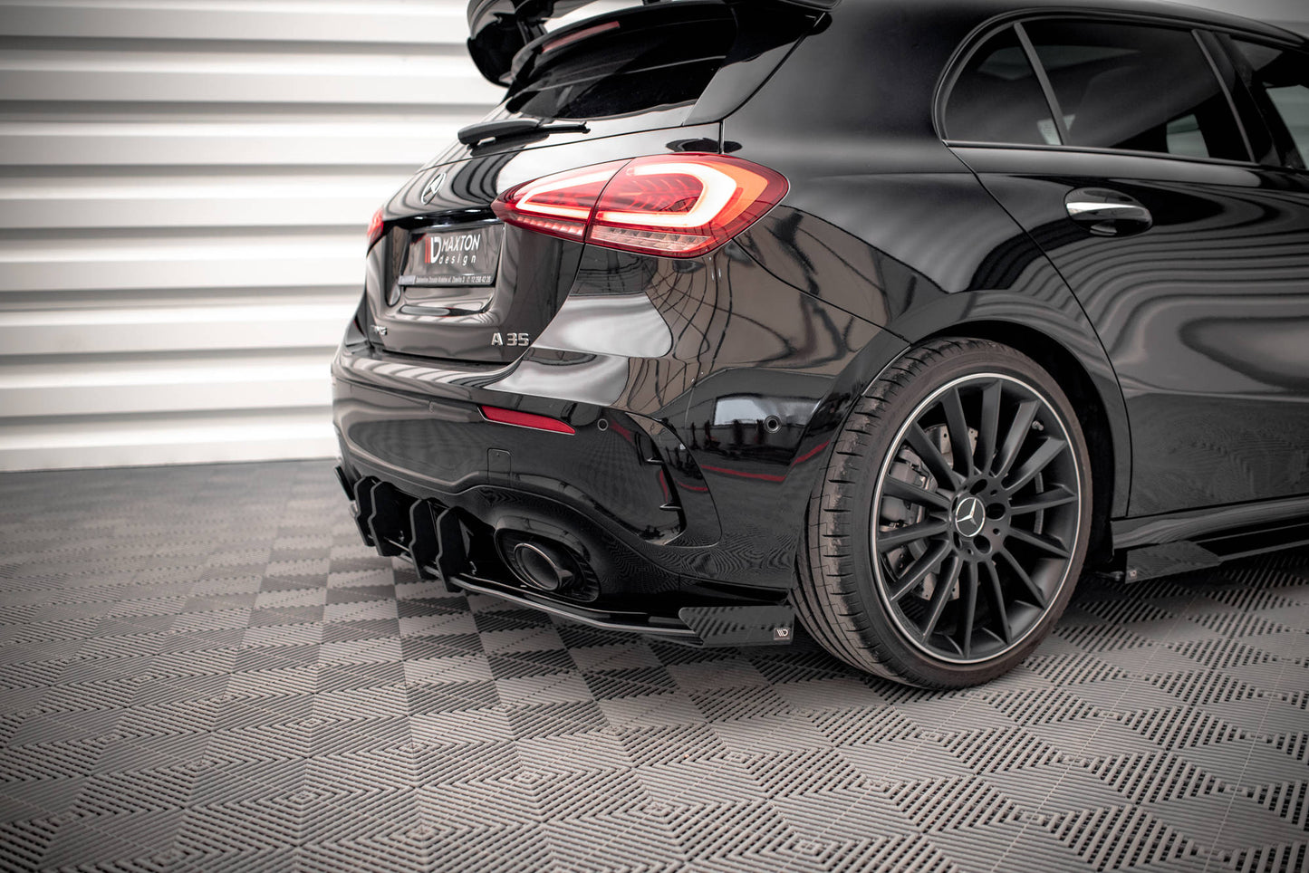 Bagerste diffuser Street Pro + Flaps Mercedes A35 AMG Hatchback Aero Pack W177