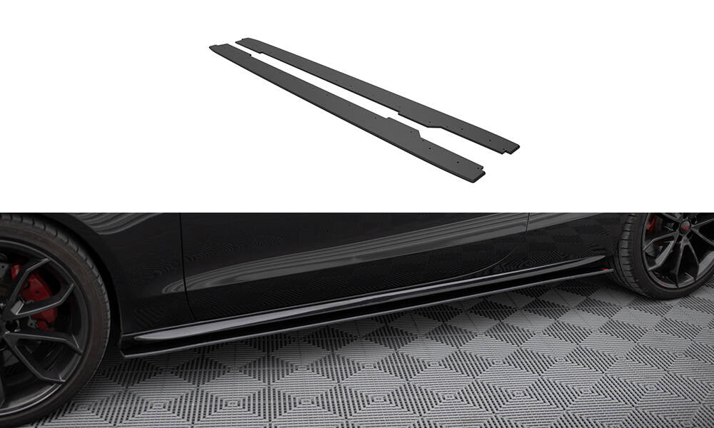 Sideskørter diffuser Street Pro Audi A5 / A5 S-Line / S5 Coupe / Cabrio 8T / 8T Facelift