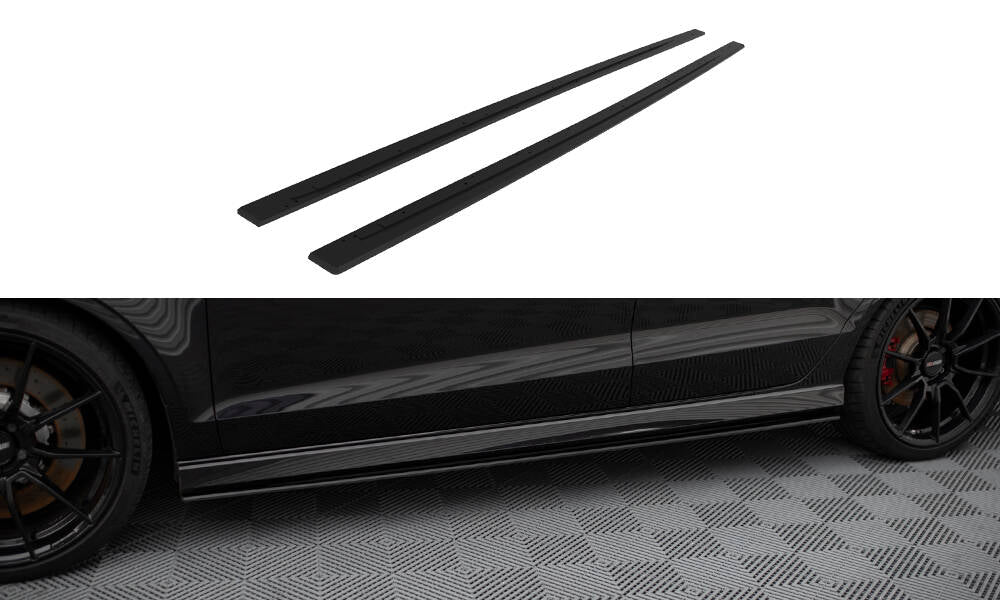 Sideskørter diffuser Street Pro Audi RS3 Sedan 8V Facelift