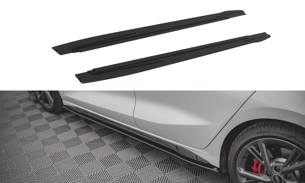 Sideskørter diffuser Street Pro Audi S3 / A3 S-Line 8Y / 8Y Facelift